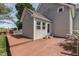 A spacious wood deck is attached to the house, complete with a hot tub, and an outdoor seating area at 5750 W 300 N Rd, Bargersville, IN 46106