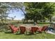 Outdoor fire pit area surrounded by comfortable seating, perfect for gatherings and relaxation at 5750 W 300 N Rd, Bargersville, IN 46106