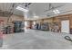Spacious garage with ample storage and workbench at 5750 W 300 N Rd, Bargersville, IN 46106