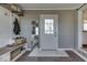 Organized mudroom with built-in storage and a full-length mirror at 5750 W 300 N Rd, Bargersville, IN 46106