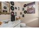 Stylish bathroom with updated vanity and decorative accents at 741 Ironwood Dr, Avon, IN 46123