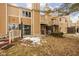 Tan siding townhouse with private deck and fenced backyard at 741 Ironwood Dr, Avon, IN 46123