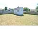 Charming backyard with a well-maintained storage shed at 833 Palisades Ct, Greenwood, IN 46143