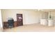 Large bonus room with home office, and stairway entrance at 833 Palisades Ct, Greenwood, IN 46143