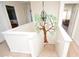 Inviting stairway featuring a charming tree mural and modern lighting fixture at 833 Palisades Ct, Greenwood, IN 46143