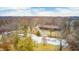 Secluded long home nestled in the woods near a pond at 9600 N 500 E, Pendleton, IN 46064