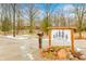 Home entrance with sign: Martin Retreat on Sugar Creek at 9600 N 500 E, Pendleton, IN 46064