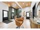 Modern hair salon with stylish chairs and decor at 9600 N 500 E, Pendleton, IN 46064