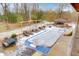 Inground pool with patio furniture and gazebo at 9600 N 500 E, Pendleton, IN 46064