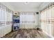 Bright breakfast room with window seating and hardwood floors at 1075 Galaxy Ln, Danville, IN 46122