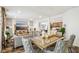 Open concept dining room with view of living room and kitchen at 1075 Galaxy Ln, Danville, IN 46122