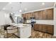Modern kitchen with stainless steel appliances and island at 1075 Galaxy Ln, Danville, IN 46122