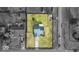 House with a green lawn and driveway, viewed from above at 11726 E 75Th St, Indianapolis, IN 46236