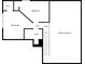 2nd floor has two bedrooms, a bath and open space at 11726 E 75Th St, Indianapolis, IN 46236
