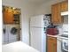 Practical kitchen space with appliances, offering functionality and room for food preparation at 1217 Legacy Ln, Indianapolis, IN 46234