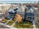 Aerial view of houses and neighborhood at 1561 N Park Ave, Indianapolis, IN 46202