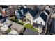 Aerial view of houses with backyard at 1561 N Park Ave, Indianapolis, IN 46202