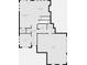 Main floor plan featuring living room, kitchen, and garage at 4416 Voyageur Way, Carmel, IN 46074