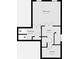 Upper floor plan with bedroom, bath, and closet at 4416 Voyageur Way, Carmel, IN 46074