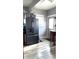 Kitchen with stainless steel appliances and dark wood cabinets at 917 E 34Th St, Indianapolis, IN 46205