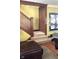 Wooden staircase with a view to the living room at 917 E 34Th St, Indianapolis, IN 46205