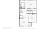 Floor plan showcasing a 3-bedroom, 2-bathroom layout at 11436 Mossy Ct # 102, Fishers, IN 46037