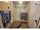 Clean bathroom with large shower and updated flooring at 3163 S 25 E, Shelbyville, IN 46176