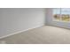 Inviting bedroom showcasing a large window with scenic views at 4183 Douro Trl, Westfield, IN 46062
