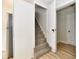 Carpeted stairs leading to the upper level at 4992 W 100 S, New Palestine, IN 46163