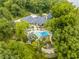 Luxury home with pool, landscaping and lake views at 5101 Green Braes E Dr, Indianapolis, IN 46234