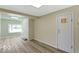 Finished basement with light walls, recessed lighting and open floor plan at 5420 Mcfarland Rd, Indianapolis, IN 46227
