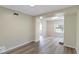 Finished basement with light walls, recessed lighting and open floor plan at 5420 Mcfarland Rd, Indianapolis, IN 46227