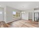 Bright dining room with hardwood floors and large window at 6207 Preserve Way, McCordsville, IN 46055