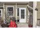 Rear entrance with patio and storage at 1112 N Five Points Rd, Greenwood, IN 46143