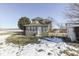Two story green house with sunroom and detached shed at 1112 N Five Points Rd, Greenwood, IN 46143