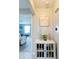 Inviting entryway with decorative elements and view to living room at 134 President W Trl, Indianapolis, IN 46229