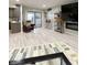 Living room with sectional sofa, fireplace and hardwood floors at 134 President W Trl, Indianapolis, IN 46229