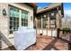 Backyard deck features a built-in grill and ample space for entertaining at 14565 Geist Ridge Dr, Fishers, IN 46040