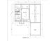 Layout of the basement with bedroom, bathroom, great room and garage at 6094 Horizon Dr, Columbus, IN 47201