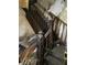 Old wooden staircase showing its age and wear at , Indianapolis, IN 46202
