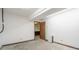Clean, empty basement room ready for finishing at 877 Revere Ct, Greenwood, IN 46142