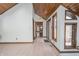 Hallway with wood floors and access to other rooms at 877 Revere Ct, Greenwood, IN 46142