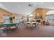 Spacious community room with fireplace and plenty of seating at 1088 Laurelwood Ln, Greenwood, IN 46142