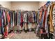 Spacious walk-in closet with ample storage for clothing and shoes at 10917 Hunter Lake Ln, Indianapolis, IN 46239