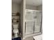 Bathroom with a glass-enclosed shower at 19438 Astoria Ave, Sheridan, IN 46069