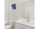 Modern bathroom vanity with a white countertop and sink at 19723 Atwater Ave, Sheridan, IN 46069