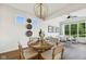 Bright dining area with large windows and a view of the backyard at 19723 Atwater Ave, Sheridan, IN 46069