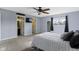 Main bedroom with ensuite bathroom and walk-in closet at 956 Dorchester Dr, Noblesville, IN 46062