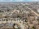 Sprawling aerial view of a suburban neighborhood, showcasing the layout and community feel at 10842 Belmont Cir, Indianapolis, IN 46280