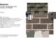 Close up showing the brick, shingles and exterior light fixture of the home at 15135 Covebrook Ln, Fishers, IN 46037